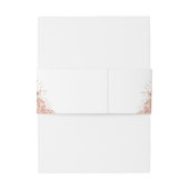 Bandeau De Faire-part Boho Burnt Umber Floral Mariage (Dos Example)