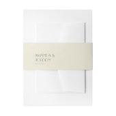 Bandeau De Faire-part Boho Deco d'automne | Mariage de crème (Devant example)