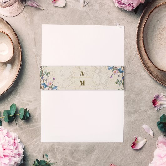 Bandeau De Faire-part Boho Fleur sauvage d'automne Mariage botanique