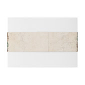 Bandeau De Faire-part Boho Fleur sauvage d'automne Mariage botanique (Dos exemple)