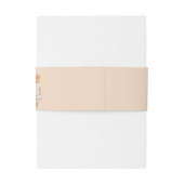 Bandeau De Faire-part Boho Florales Mariage Chemin de Table Bohemien  (Dos Example)