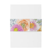 Bandeau De Faire-part Boho Invitation Belly Band (Dos Example)