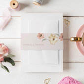 Bandeau De Faire-part Boho Islandais Aquarelle Islande Poppy Fleurs