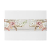 Bandeau De Faire-part BOHO Pampas Blanc Rose Ventilateur Floral Palm Boi (Dos exemple)