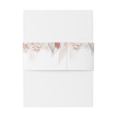 Bandeau De Faire-part boho pampas herbe mariage (Dos Example)