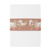 Bandeau De Faire-part BOHO Pampas Terracotta Blush Fan Palmes (Dos Example)