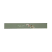Bandeau De Faire-part Boho Vert (Plat)