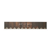 Bandeau De Faire-part Bois Rustique et Dentelle (Plat)