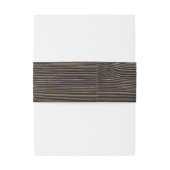 Bandeau De Faire-part Bois rustique Floral String lumières Mariage (Dos Example)