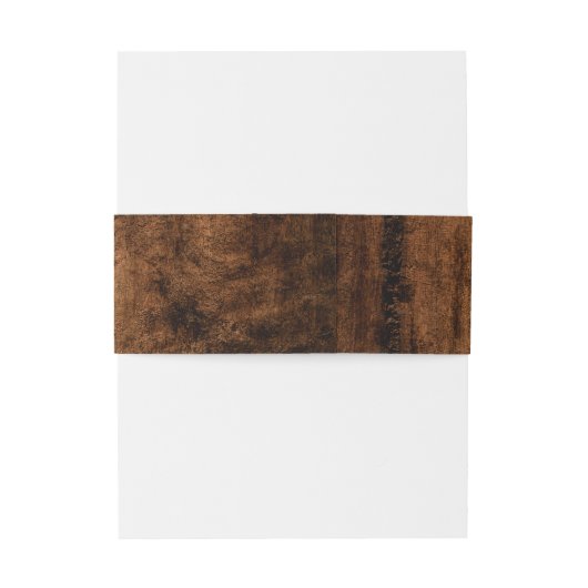 Bandeau De Faire-part Bois rustique simple (Dos Example)