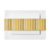 Bandeau De Faire-part Bonbons Jaunes rayures (Devant Example)