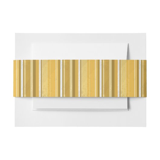 Bandeau De Faire-part Bonbons Jaunes rayures (Devant Example)