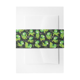 Bandeau De Faire-part Boo Octopus Green Kids Clothing & Décor