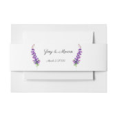 Bandeau De Faire-part Bords de lavande (Devant Example)