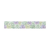 Bandeau De Faire-part Botanique vert et violet Succulents Mariage (Plat)