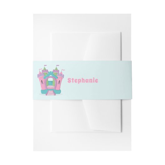 Bandeau De Faire-part Bounce House Party (Devant example)