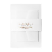 Bandeau De Faire-part Bouquet de fleurs élégant, blanc, pastel (Devant example)