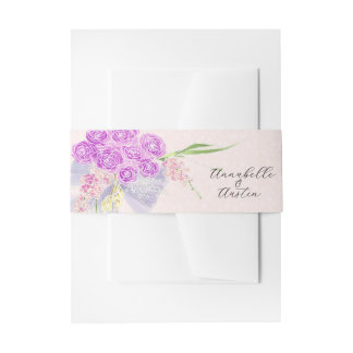 Bandeau De Faire-part Bouquet de ruban bleu transparent Vendretti sur fo