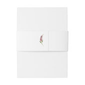 Bandeau De Faire-part Bouquet floral de prune (Dos Example)