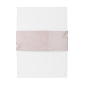 Bandeau De Faire-part Bouquet floral Rose rustique Dusty (Dos Example)