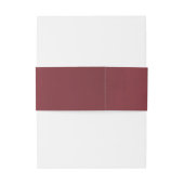 Bandeau De Faire-part Bourgogne (Dos Example)