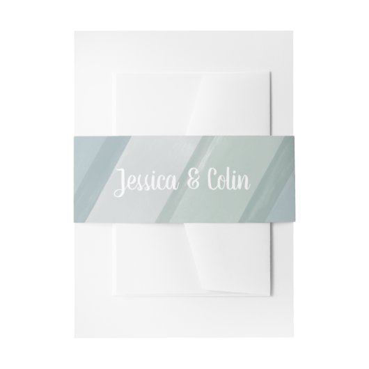 Bandeau De Faire-part Bouton mariage aquarelle (Devant example)