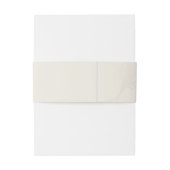 Bandeau De Faire-part Branche Tropicale de la Plage aux Feuilles de Palm (Dos Example)