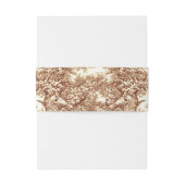 Bandeau De Faire-part branches de chêne mariage (Dos Example)