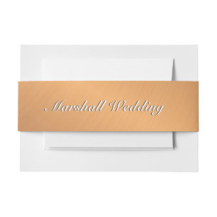 Bandeau De Faire-part Brin cuivre