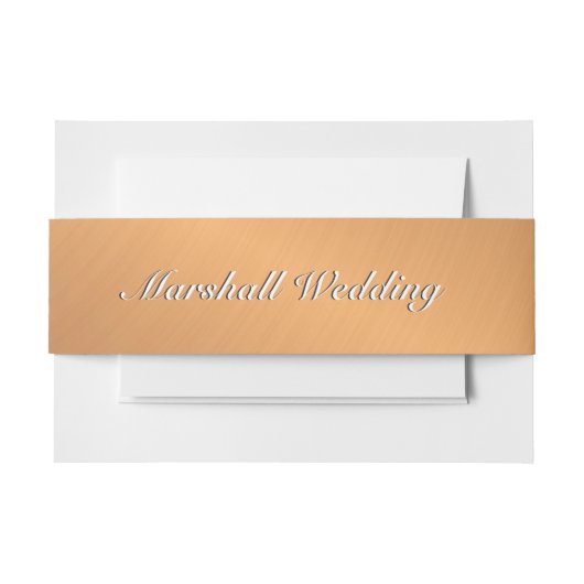 Bandeau De Faire-part Brin cuivre (Devant Example)