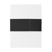 Bandeau De Faire-part Brittany Simple Typographie Blanche Photo (Dos Example)