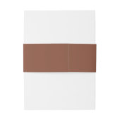Bandeau De Faire-part Brown beige (Dos Example)