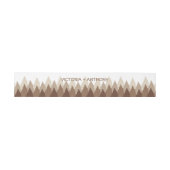 Bandeau De Faire-part Brown Forest Range Mariage (Plat)