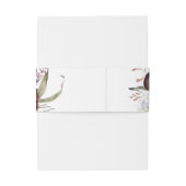 Bandeau De Faire-part Burgundy Boho Floral Faire-part de mariage Belly B (Dos Example)