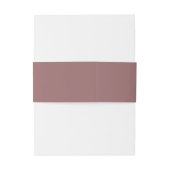Bandeau De Faire-part Burgundy Classic Mariage personnalisé (Dos Example)