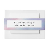 Bandeau De Faire-part Cadre Aquarellé - Invitation Lavande (Devant Example)