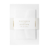 Bandeau De Faire-part Cadre Elégance Simple Moderne Classique Mariage (Devant example)