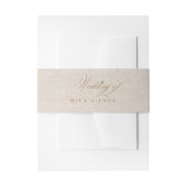 Bandeau De Faire-part Calligraphie Automne Boho Script Mariage (Devant example)