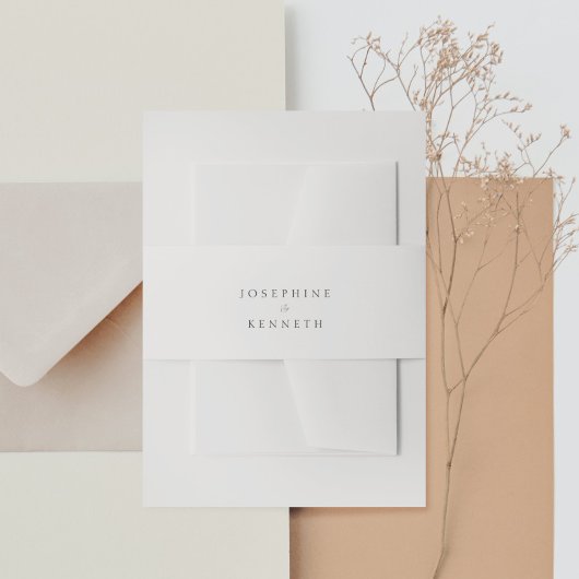 Bandeau De Faire-part Calligraphie classique Mariage élégant