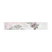 Bandeau De Faire-part Calligraphie Floral Mariage Mauve ID771 (Plat)