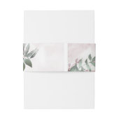 Bandeau De Faire-part Calligraphie Floral Mariage Mauve ID771 (Dos Example)