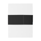 Bandeau De Faire-part Calligraphie romantique Dark Photo Overlay Mariage (Dos Example)