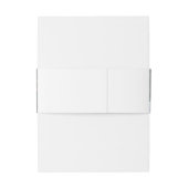 Bandeau De Faire-part Calligraphie romantique Mariage photo (Dos Example)