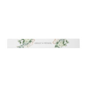 Bandeau De Faire-part Calligraphie simple Verdure rustique Mariage flora (Plat)