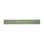 Bandeau De Faire-part Camouflage Monogramme Invitation Bande Belly (Plat)