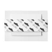 Bandeau De Faire-part Canard Silhouette main (Devant Example)