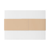 Bandeau De Faire-part Caramel chaud Brown (Dos exemple)