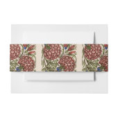 Bandeau De Faire-part Carnation Carrelage Fleur Antique Art Rustique (Devant Example)