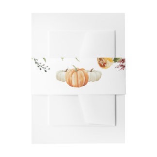 Bandeau De Faire-part Carte de réponse RSVP Fall Little Pumpkin