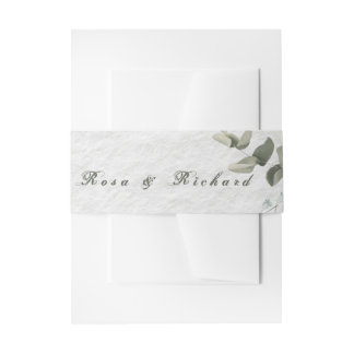 Bandeau De Faire-part Carton d'invitation de mariage floral élégant